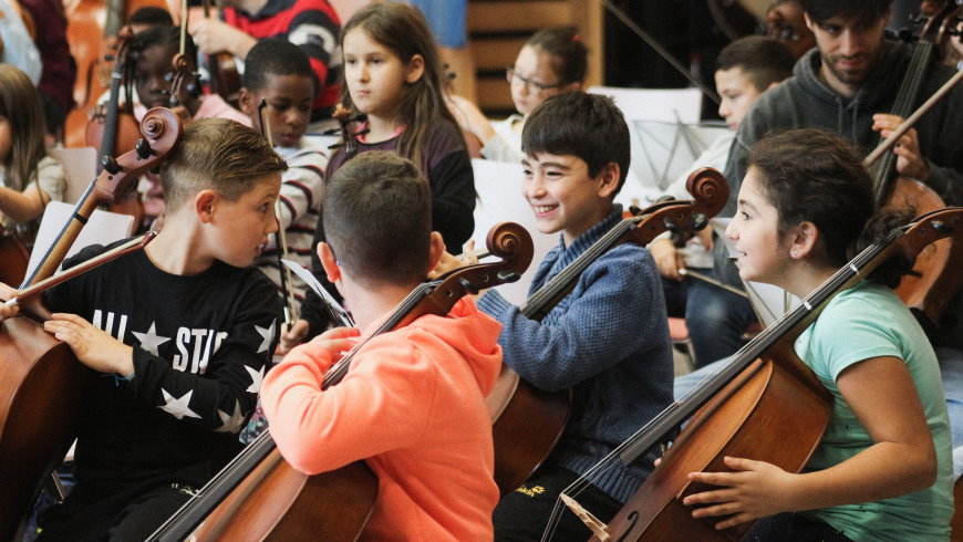  Projekt CJD Panorama: Kinder musizieren - Foto: Alexander Leitow 