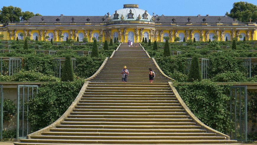 Schloß Sanssouci in Potsdam