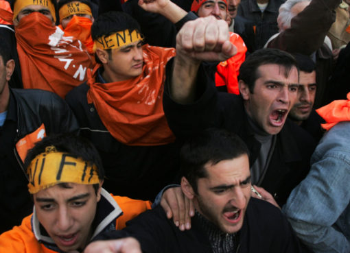 Demonstration der Opposition nach den Parlamentswahlen, Baku, Aserbaidschan