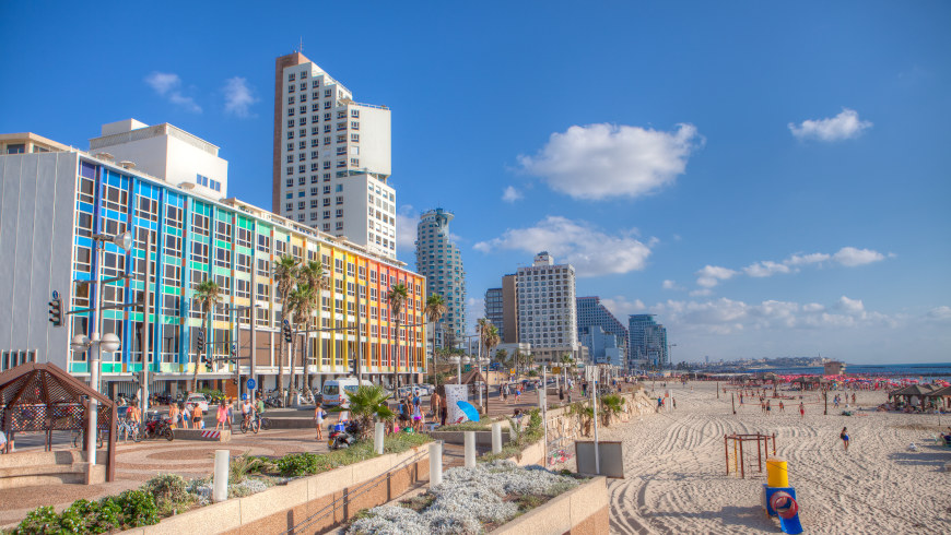 Strand vor Tel Aviv