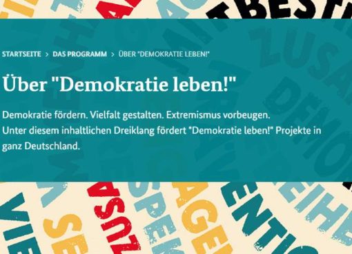 „Demokratie leben“ - Förderprogramm