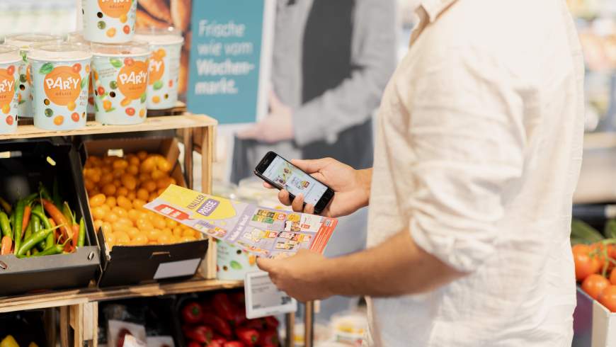 REWE verzichtet auf gedruckte Handzettel