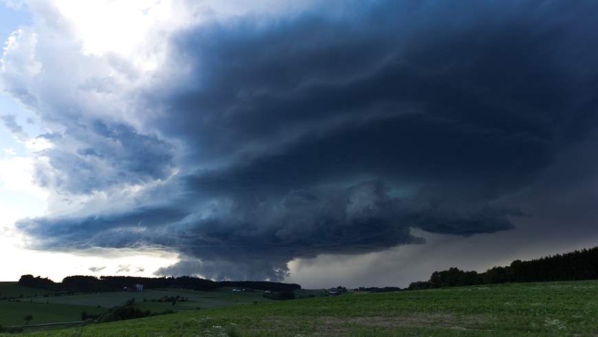 Unwetterwarnung: Gewitterzelle