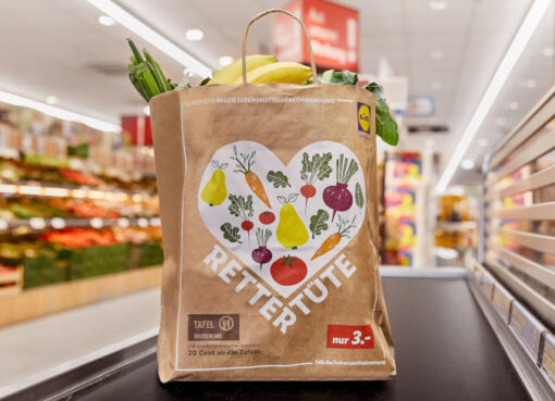 Die Lidl-Rettertüte rettet Lebensmittel