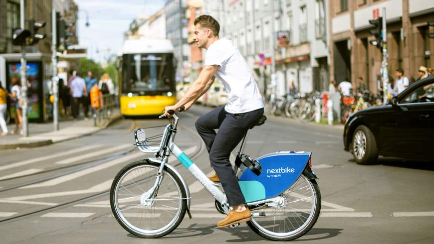 Leihfahrrad von nextbike by TIER