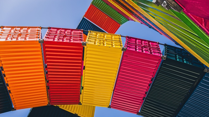 Catène de Container in LeHavre