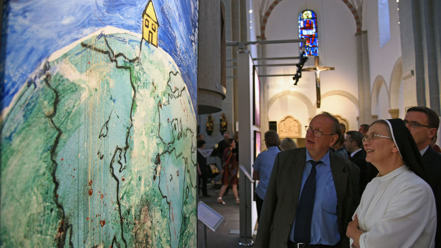 Ausstellung "Udos 10 Gebote" 2017 in Paderborn