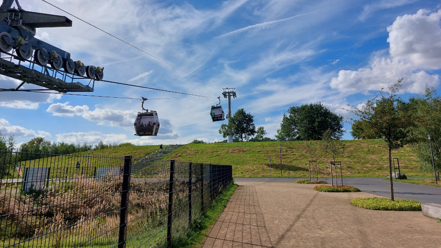 Seilbahn Kienbergpark Gärten der Welt