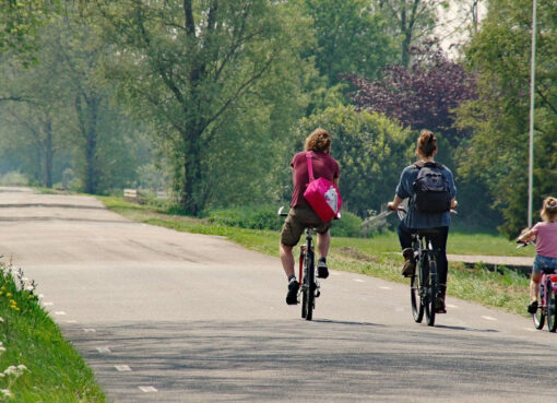 Radfahren im Frühling