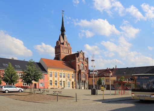 Golßen - Markt & Rathaus