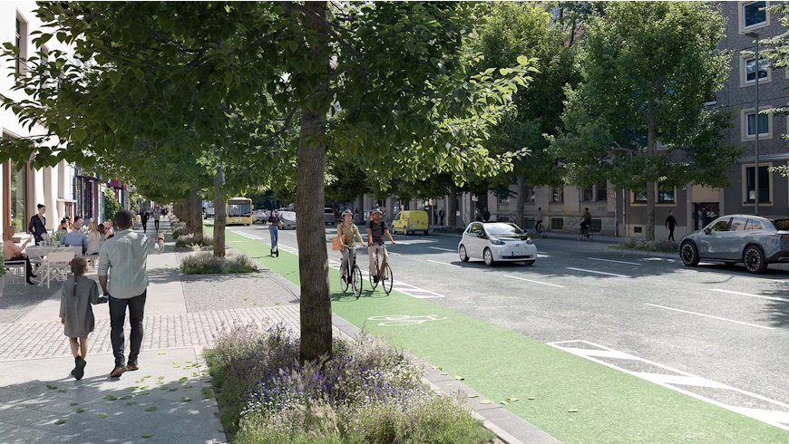 Plan: Erneuerung der Torstraße
