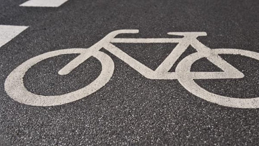 Radwegemarkierung