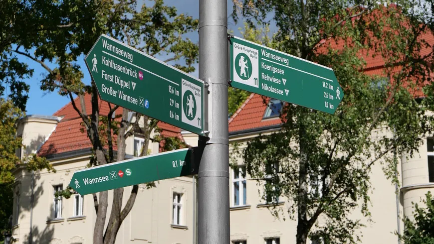 Grüne Hauptwege in Berlin