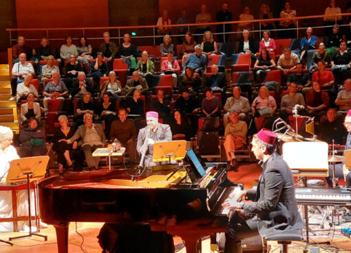 Das Quartett Nasmāt Carthage während der Arabic Music Days im Pierre Boulez Saal